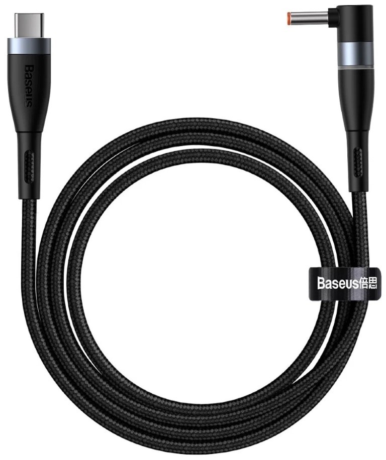 

Кабель Baseus Zinc Magnetic Series Lenovo Laptop USB Type-C - DC (4.0*1.7mm) 2 м, черный