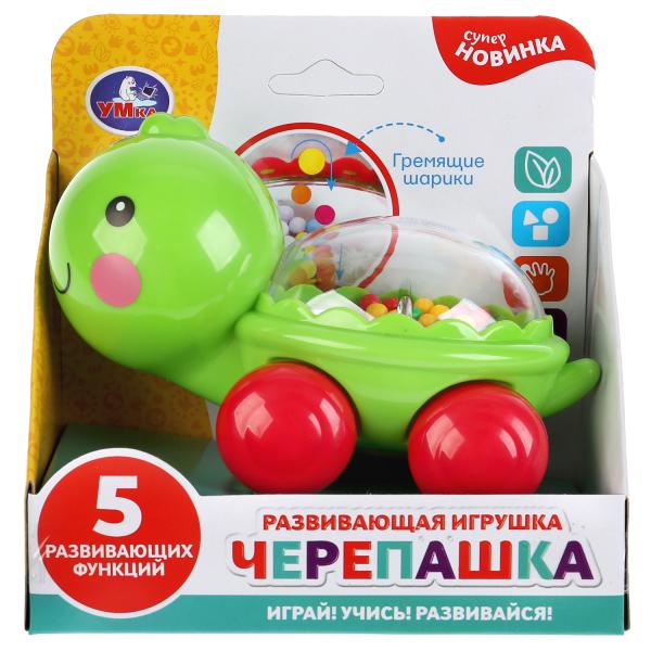 

Каталка-игрушка детская УМка Черепашка с шариками