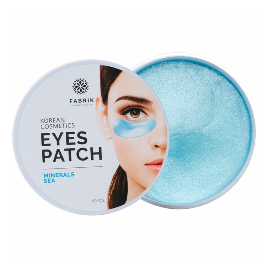 фото Патчи для кожи вокруг глаз fabrik cosmetology eyes patch с морскими минералами, 60 шт.