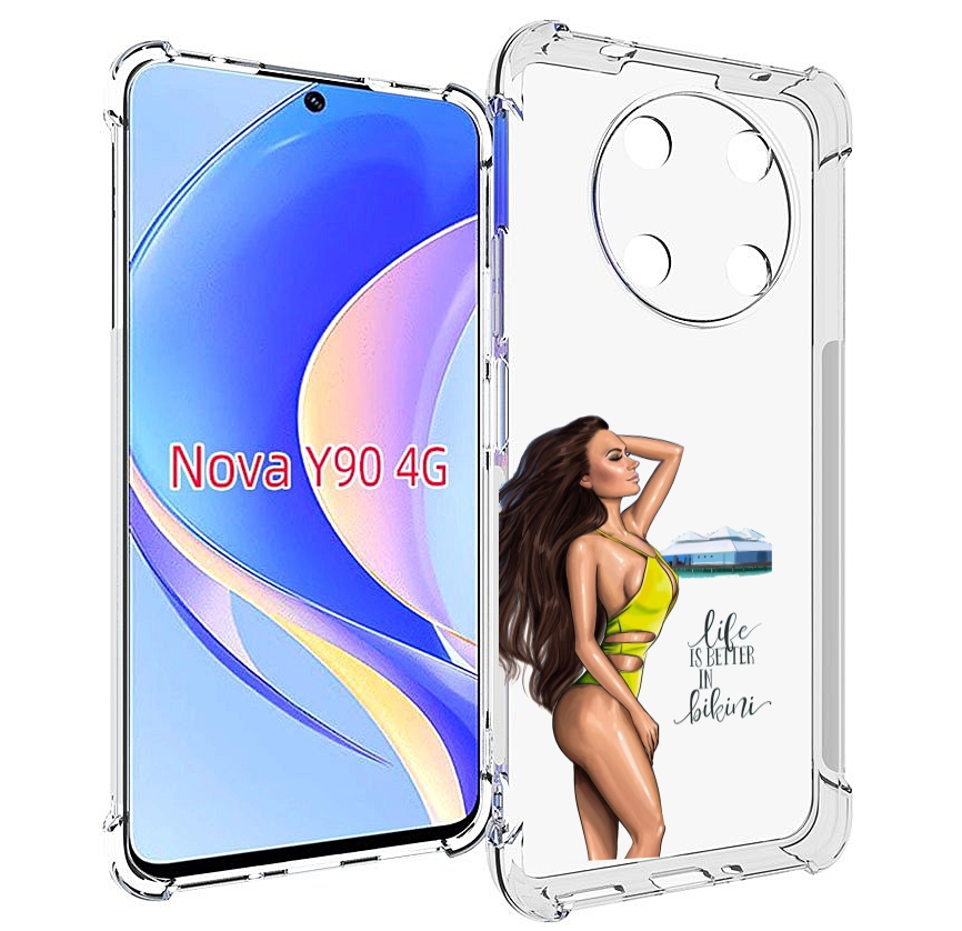 

Чехол MyPads Девушка-в-купальнике для Huawei Nova Y90 (CTR-LX1) / Enjoy 50 Pro, Tocco