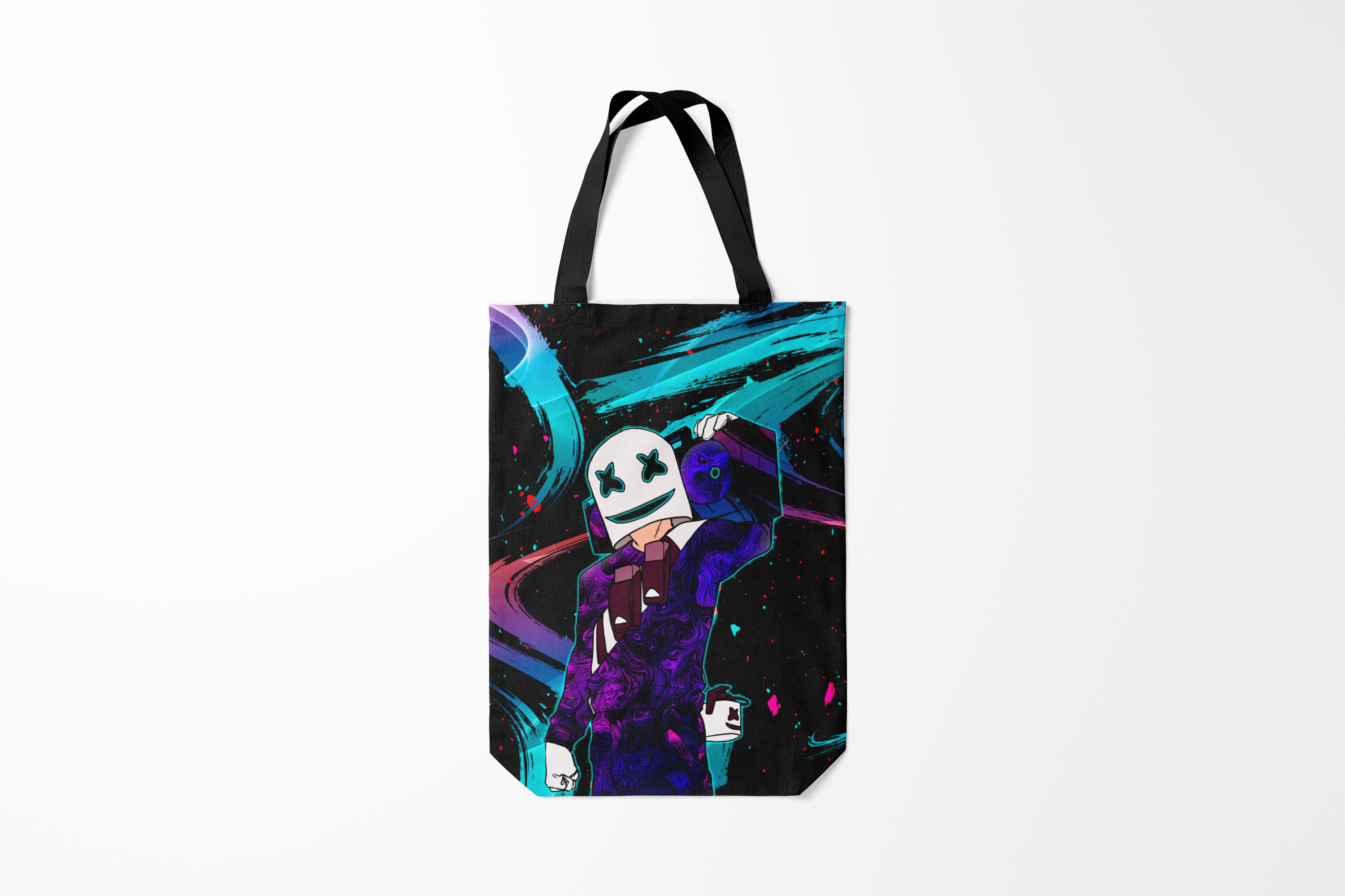 

Сумка шoппер унисекс Burnettie Marshmello HALLOWEEN, черный, Marshmello HALLOWEEN