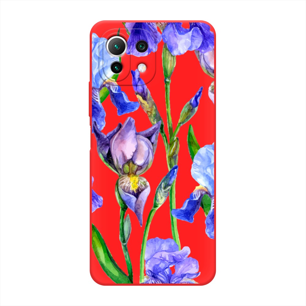 

Чехол Awog на Xiaomi Mi 11 Lite/5G NE "Синие ирисы", Разноцветный, 311753-1