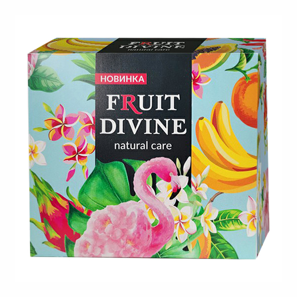 Подарочный набор средств для тела Fruit Divine Фламинго женский 2 предмета набор для творчества гравюра большая с эффектом голографии фламинго