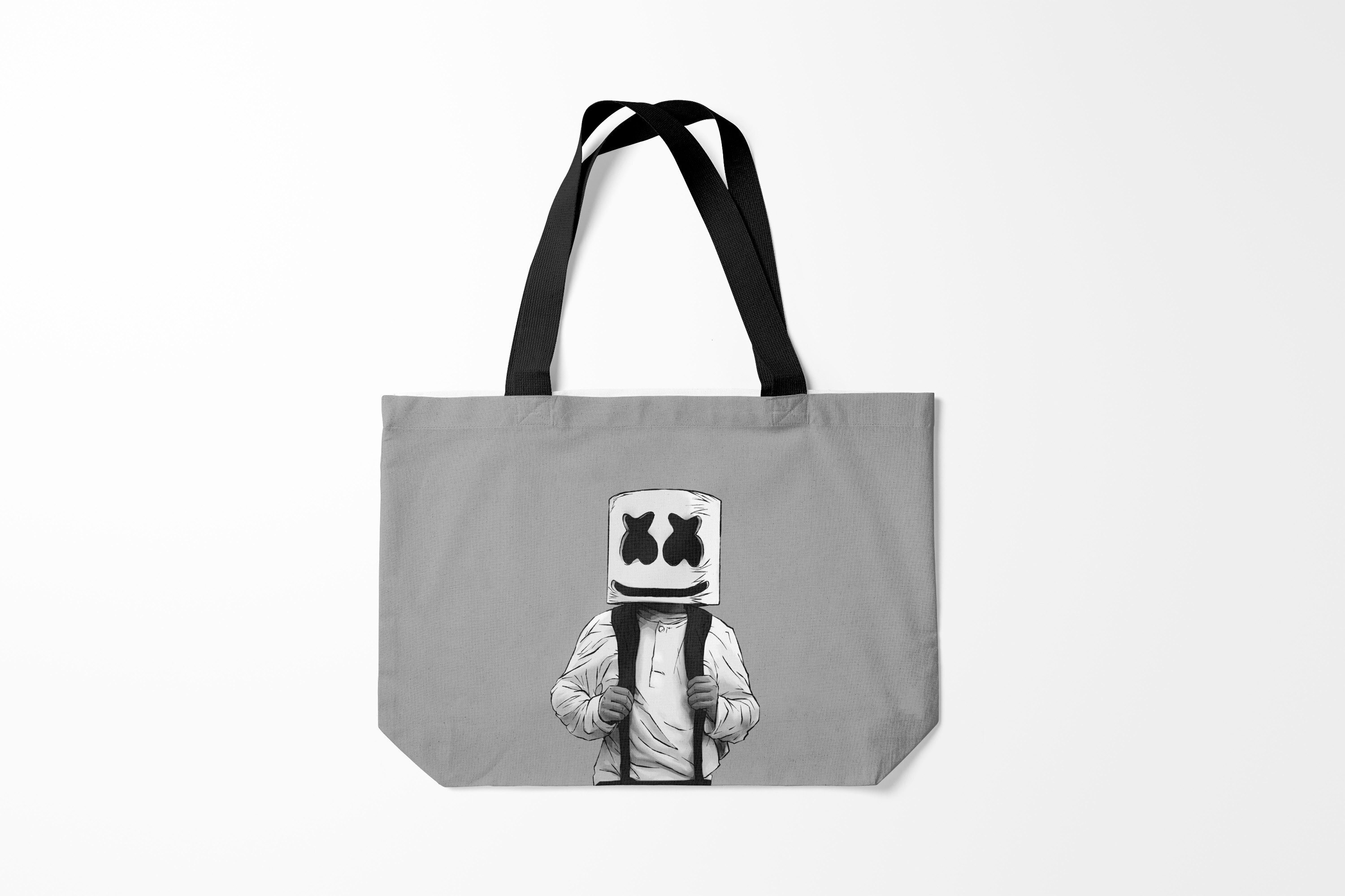

Сумка шoппер унисекс Burnettie Marshmello HALLOWEEN, черный, Marshmello HALLOWEEN