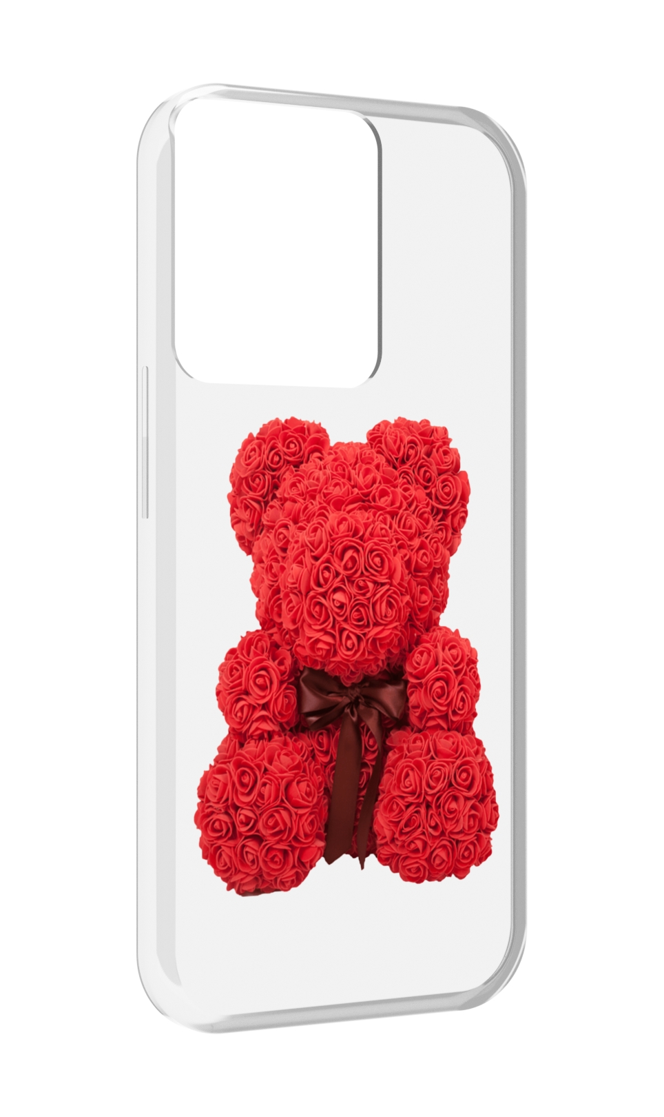 

Чехол MyPads мишка-из-розочек для OPPO Reno 8, Прозрачный, Tocco