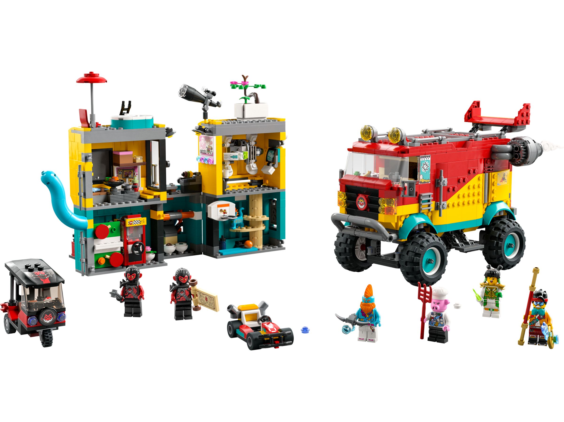 Конструктор LEGO Monkie Kid Транспортер команды, 80038 комплект верхней одежды boom 80038 bob синий 80