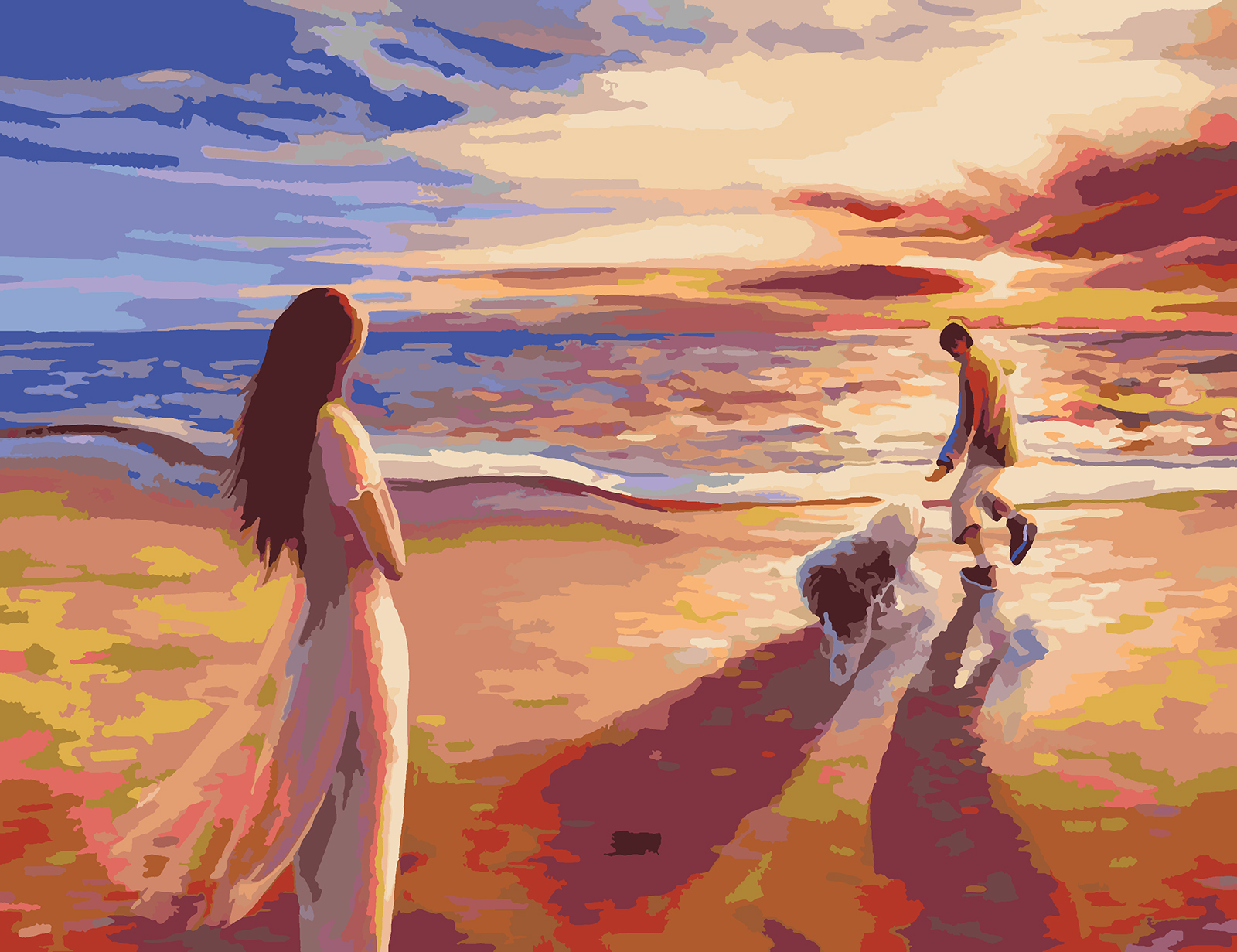 

Картина по номерам Красиво Красим Закат 50х70см, Закат