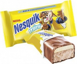 фото Шоколадные конфеты nesquik mini с нугой молочной начинкой и хрустящим рисом