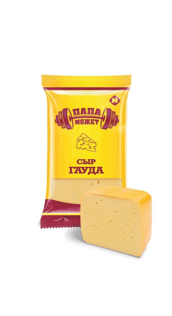 

Сыр твердый Папа Может Гауда 45%
