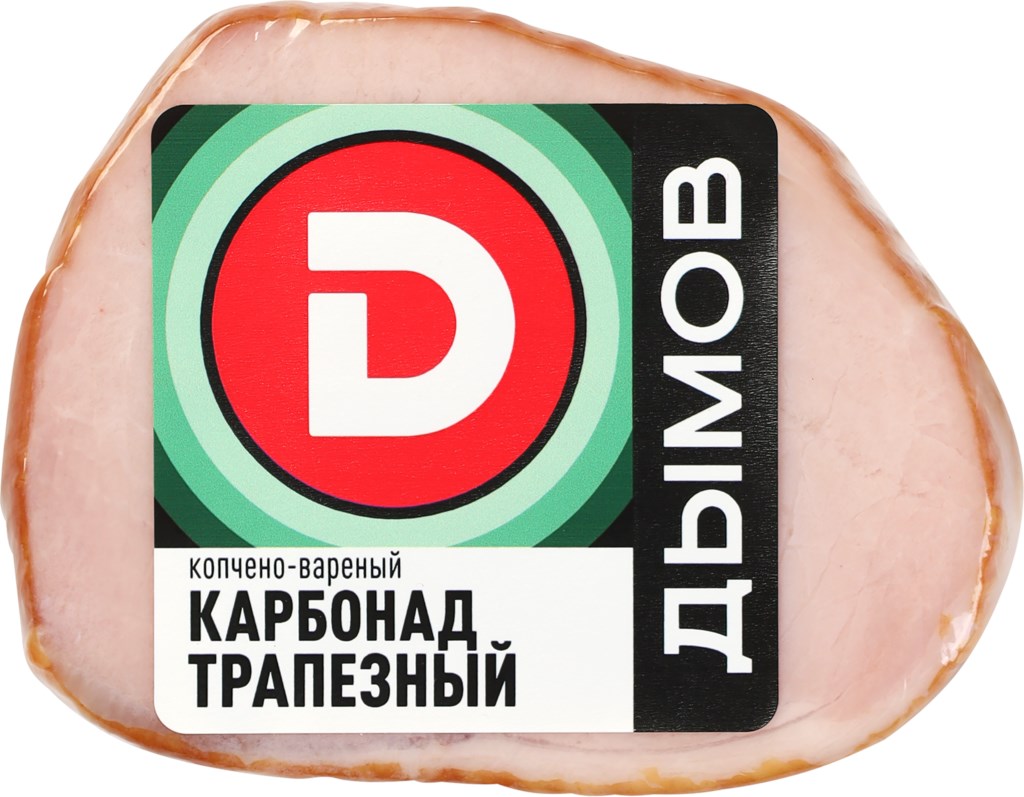 

Карбонад копчено-вареный Дымов Трапезный +-380 г