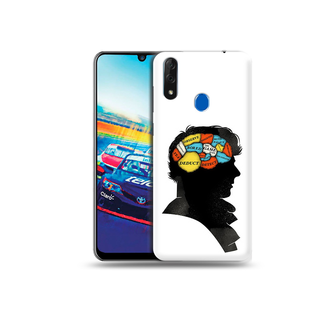 

Чехол MyPads Tocco для ZTE Blade V10 темный рисунок (PT136503.455.640), Прозрачный, Tocco