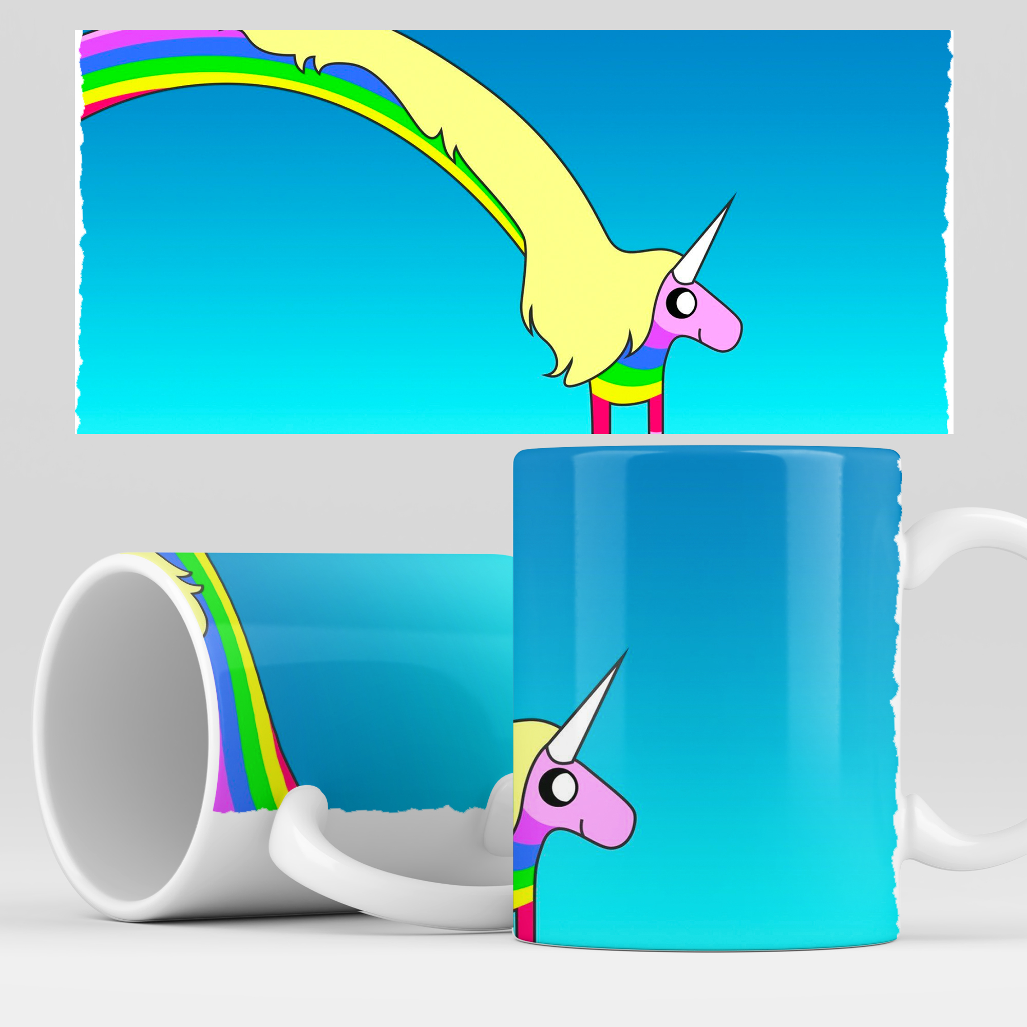 

Кружка RocketCup с принтом "Единороги", Unicorn03