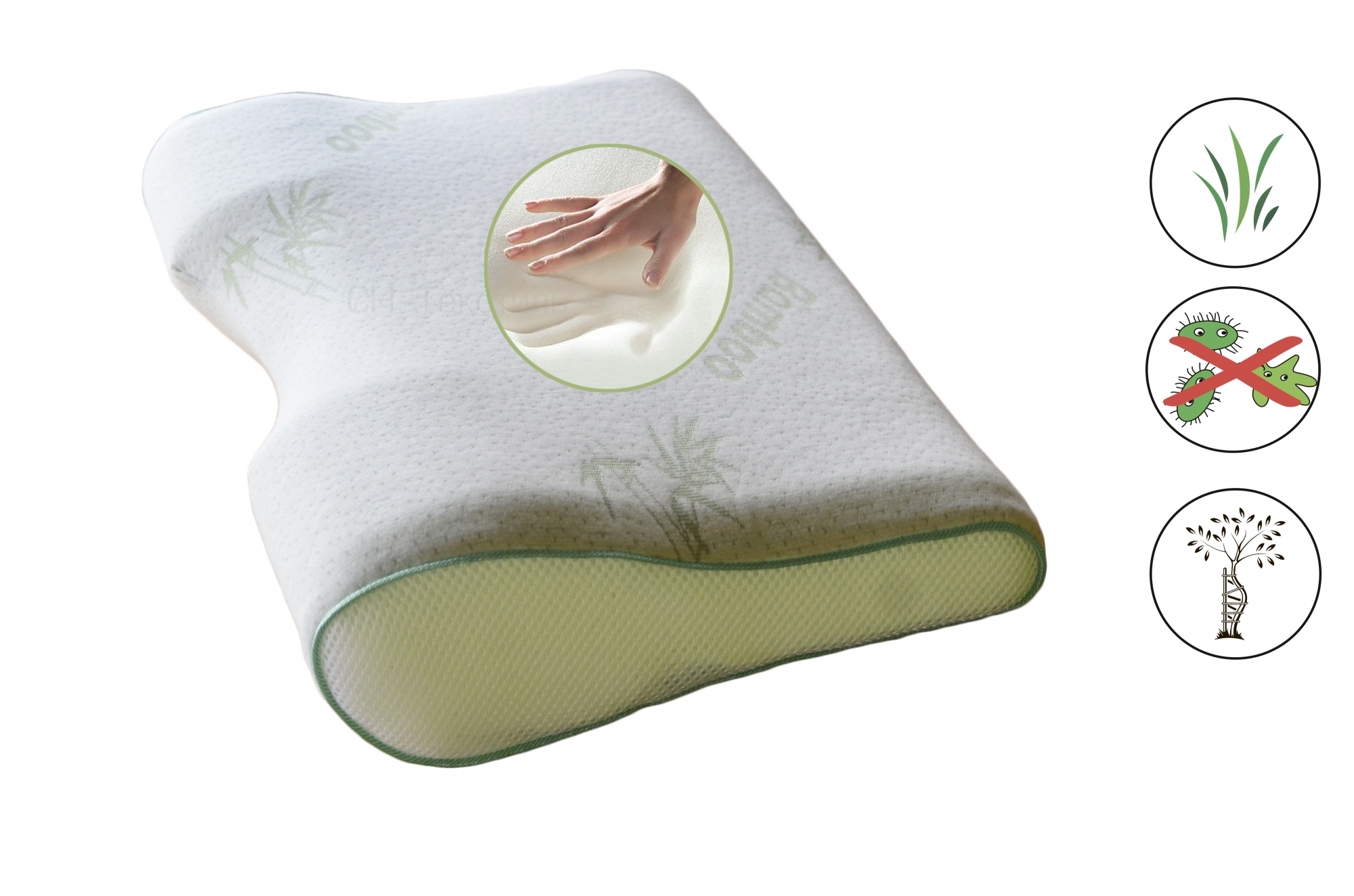 Подушка ортопедическая Униратов Текс нео-бамбук 27х50