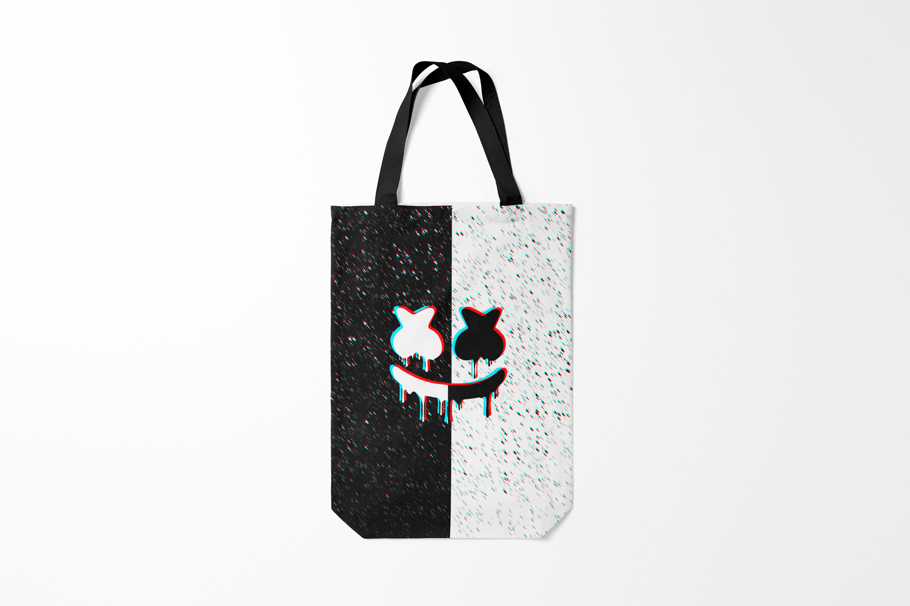 

Сумка шoппер унисекс Burnettie Marshmello HALLOWEEN, черный, Marshmello HALLOWEEN