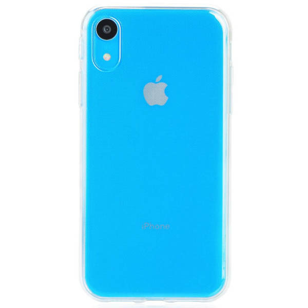 фото Силиконовый чехол для apple iphone xr tpu 1мм прозрачный глянцевый