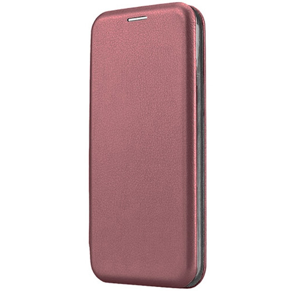 фото Чехол книжка для oppo a74 fashion case бордовый