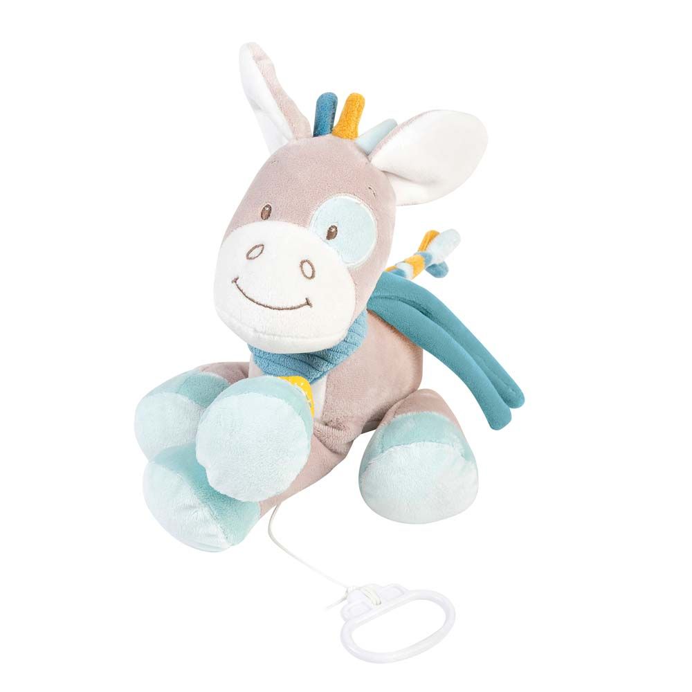 фото Игрушка мягкая nattou musical soft toy tim & tiloo лошадка музыкальная 498050