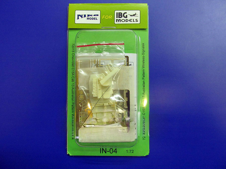 

Набор дополнений IBG 1/72 к Chevrolet C15A No13 Cab Wireless IN-04