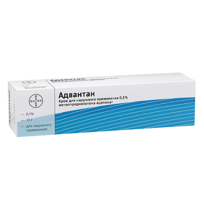 Купить Адвантан крем для наружного примения 0, 1% 15 г, Bayer, Италия