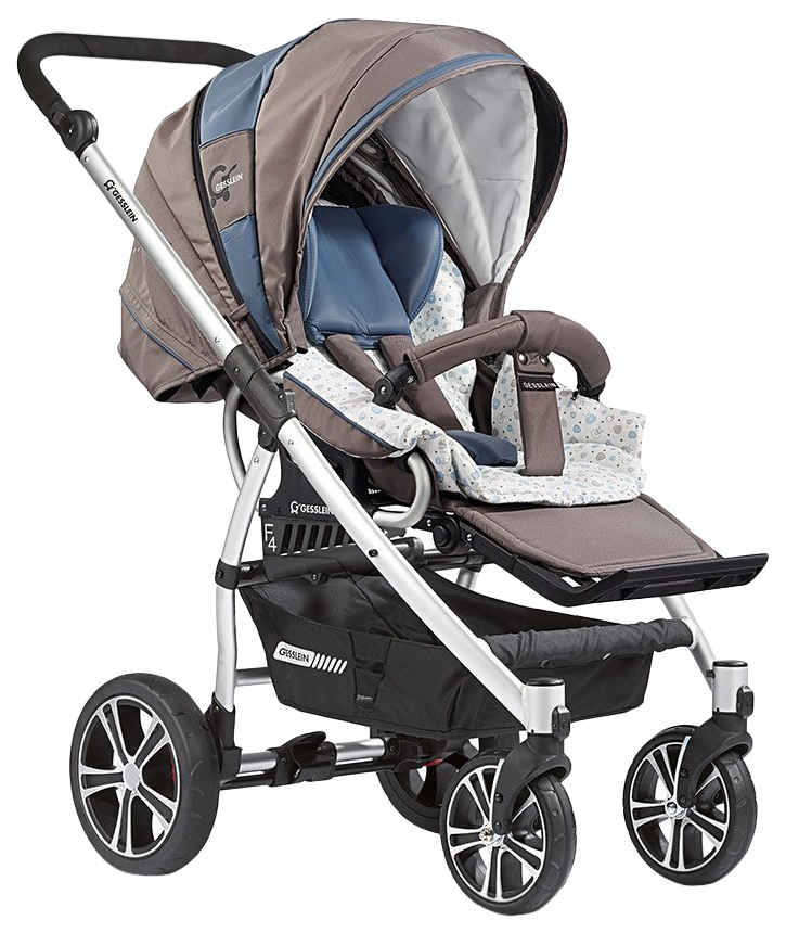 

Gesslein Коляска F4 Air+ 2 в1 короб + прогулка, накидка на ножки,коричневый/вкладыш очек, 652652/652652