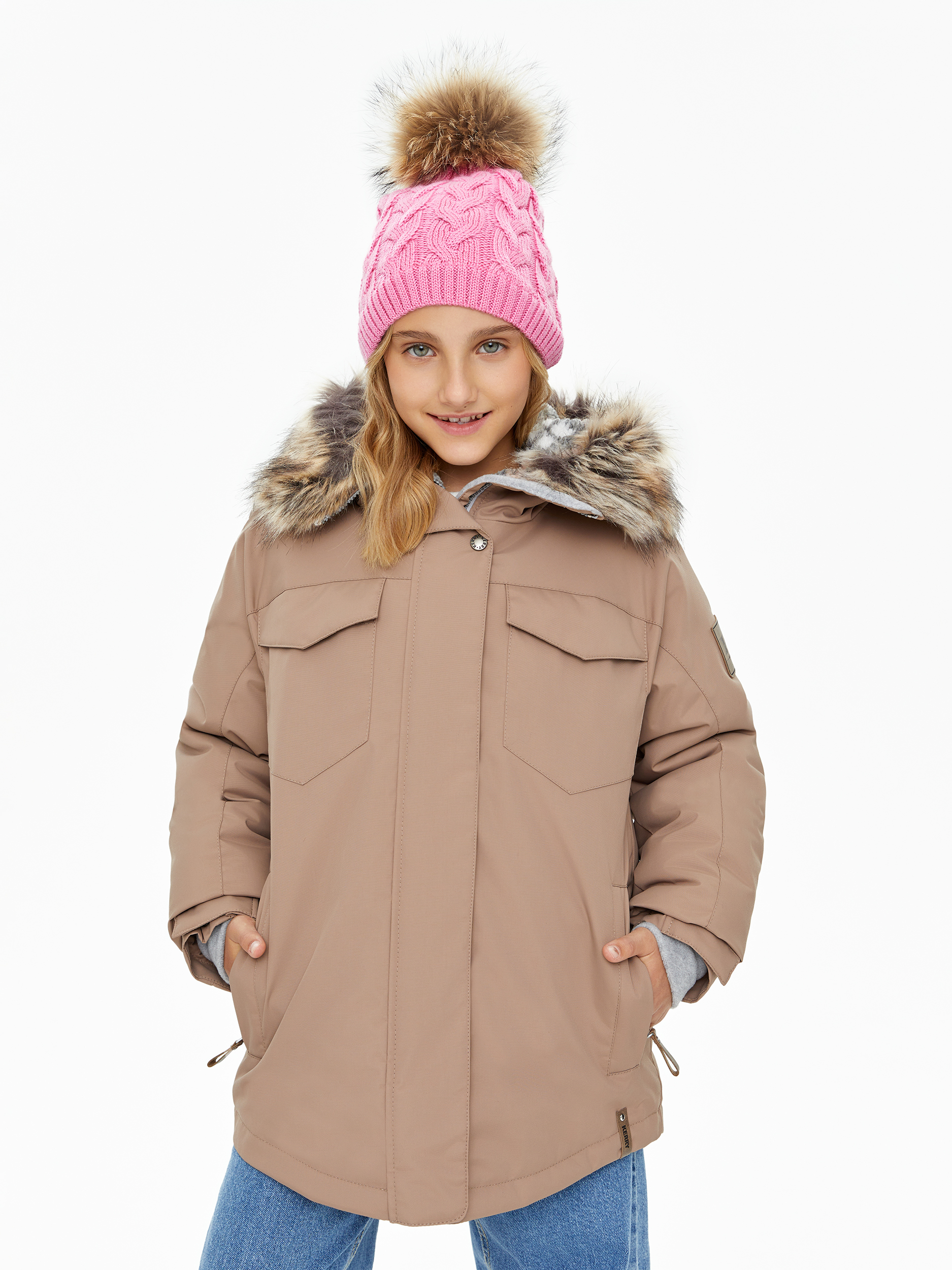 

Куртка детская KERRY K23461 в, бежевый, 170, K23461 в