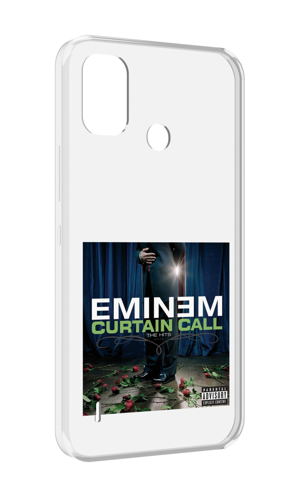 

Чехол MyPads Eminem CURTAIN CALL, THE HITS для Itel A48, Прозрачный, Tocco