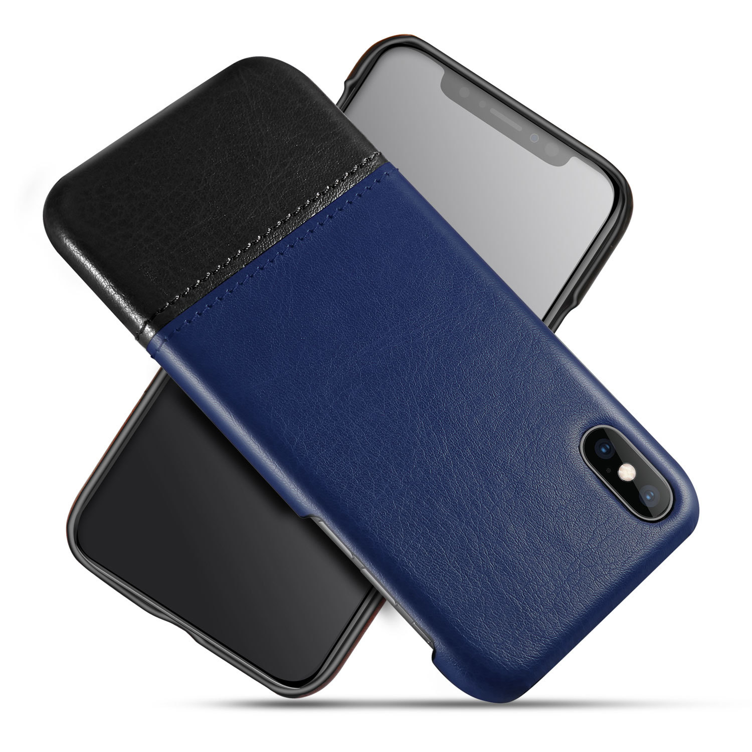 фото Чехол-накладка mypads для iphone xs max сине-черный
