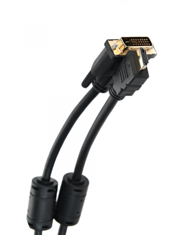 

Кабель HDMI to DVI-D Dual Link (19M -25M) 10м 2 фильтра TELECOM CG481F-10M, CG481F-10M