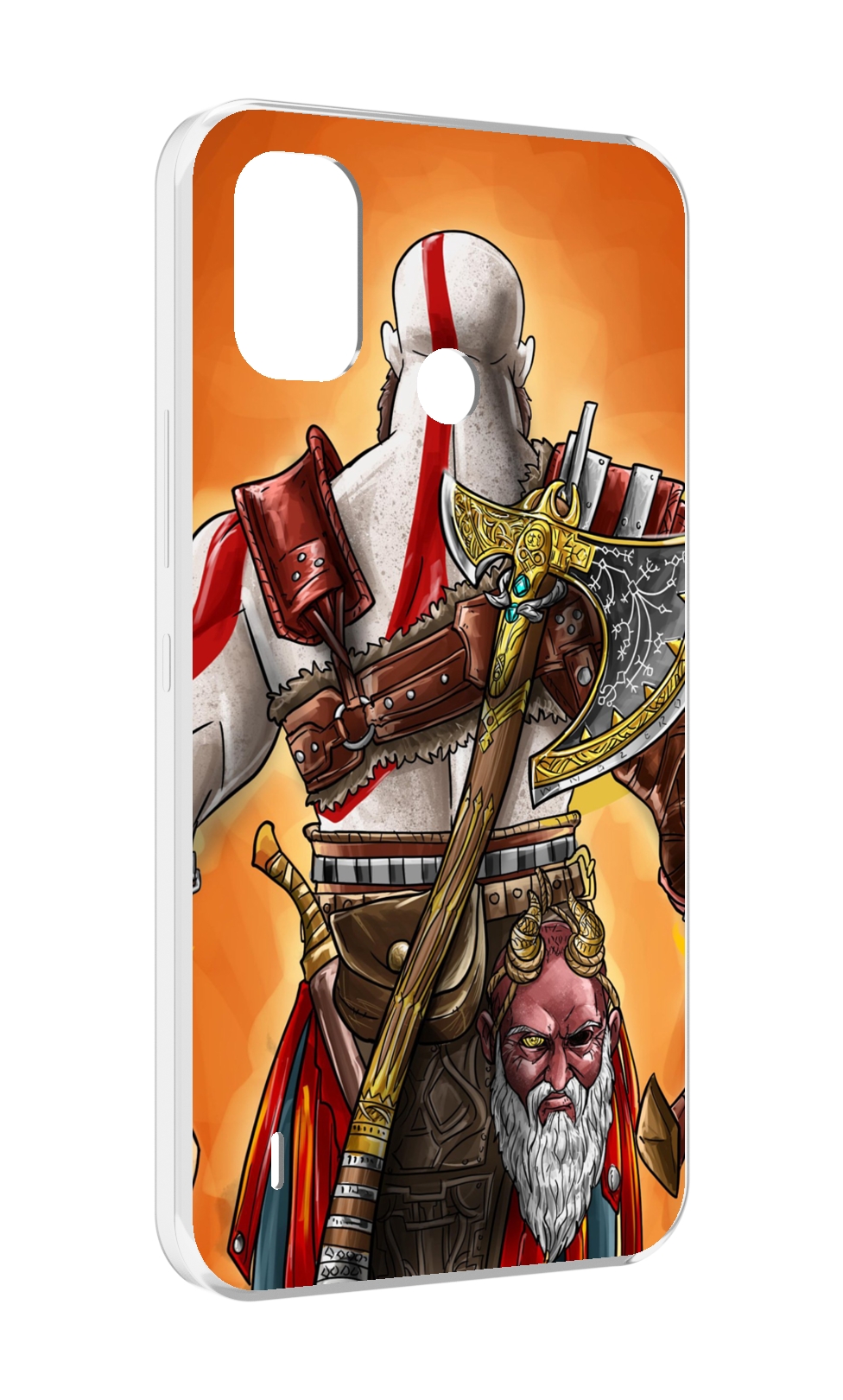 

Чехол MyPads God of War для Itel A48, Прозрачный, Tocco
