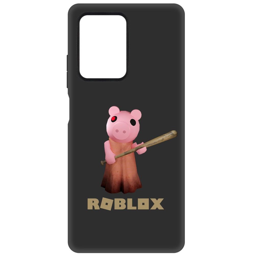 

Чехол-накладка Софт Roblox-Пигги для Xiaomi Redmi Note 12, Черный