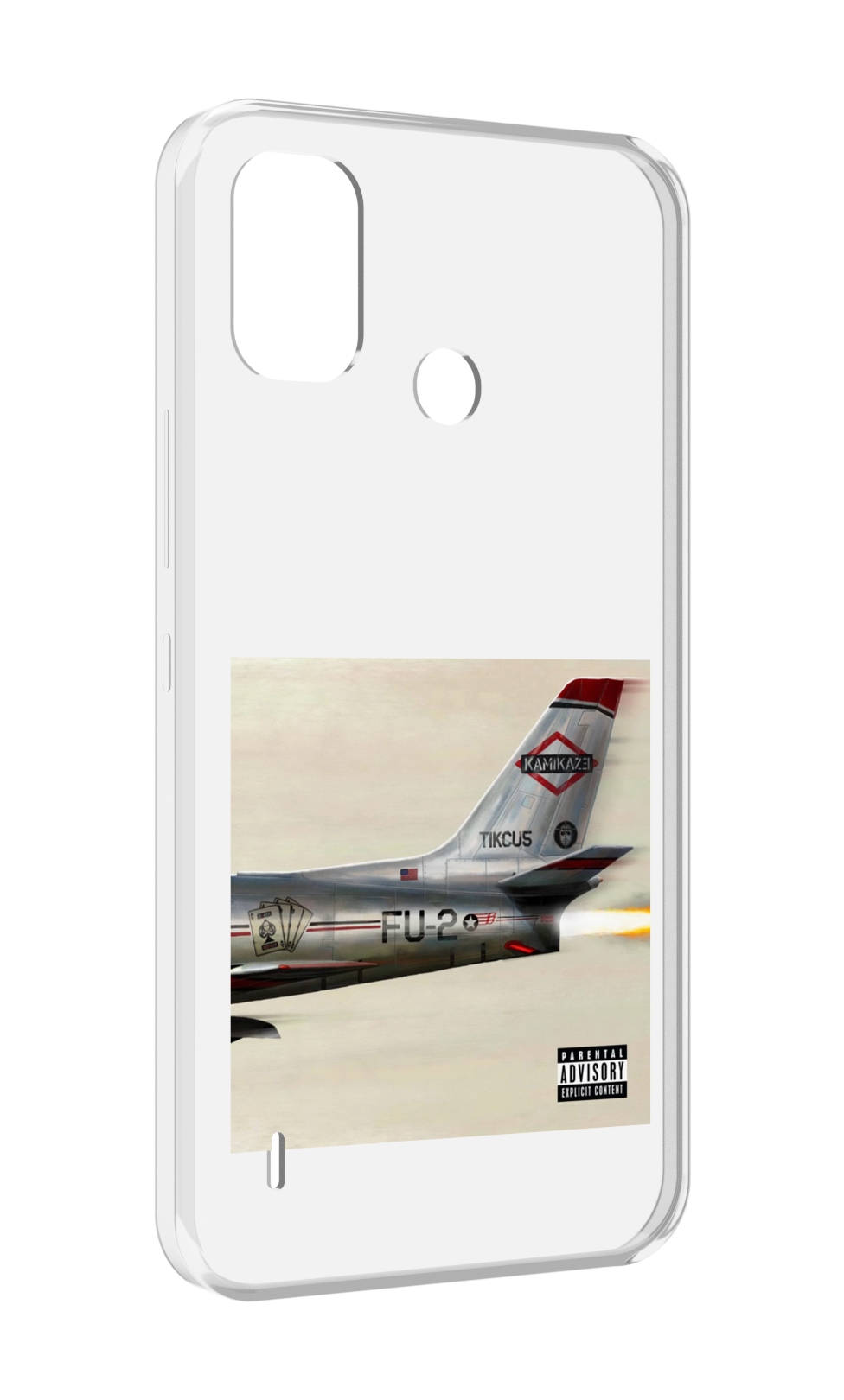 

Чехол MyPads KAMIKAZE Eminem для Itel A48, Прозрачный, Tocco