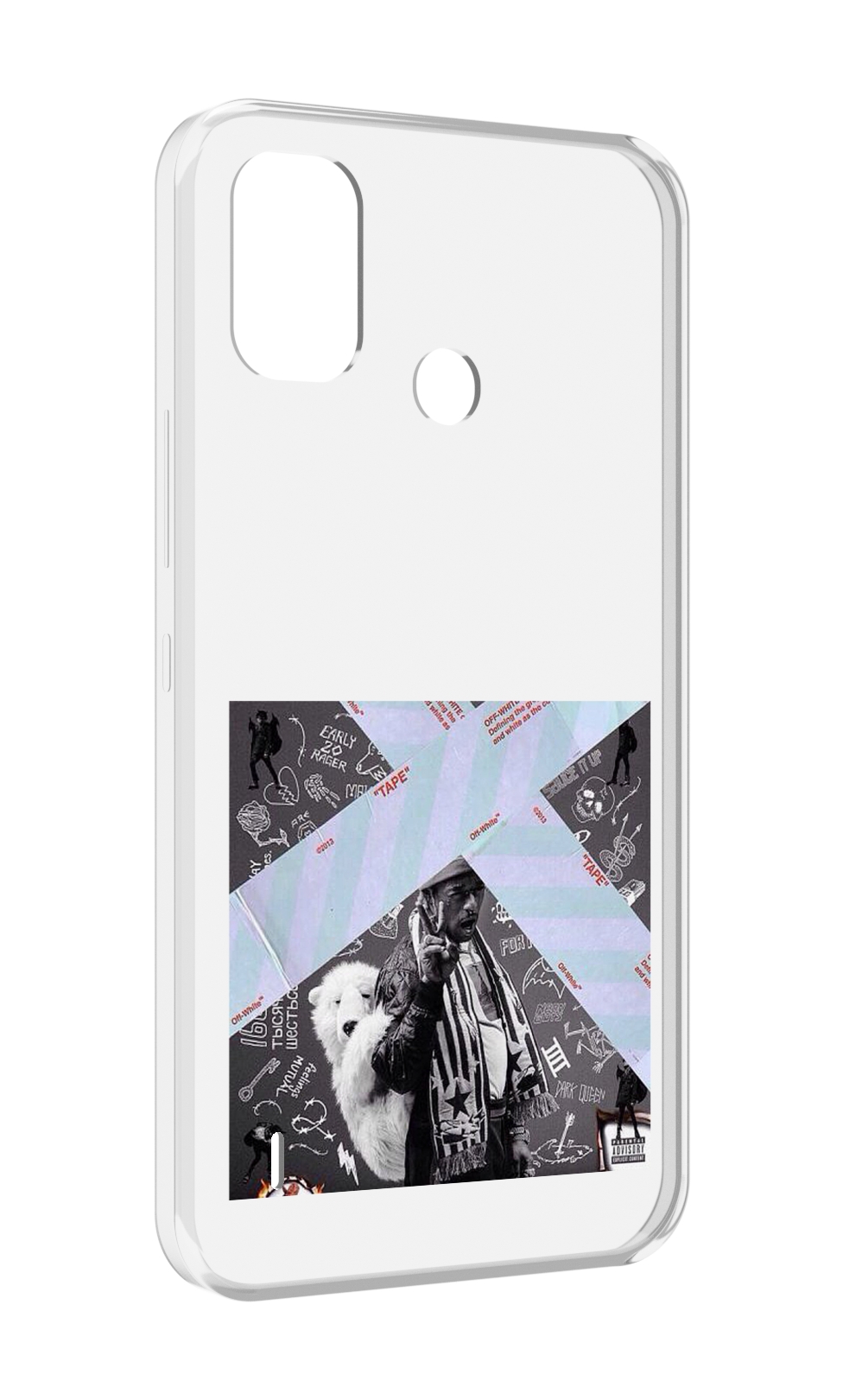 

Чехол MyPads Lil Uzi Vert - Luv Is Rage 2 для Itel A48, Прозрачный, Tocco