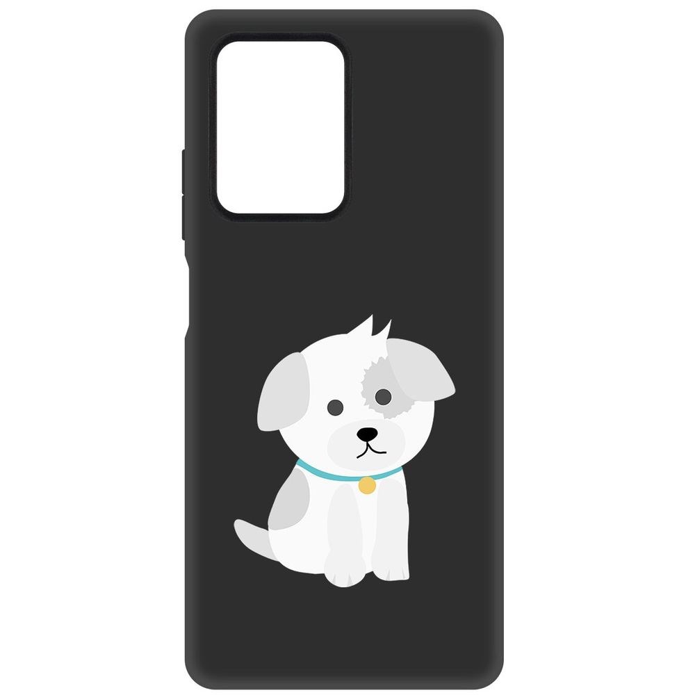 

Чехол-накладка Софт Белый щенок для Xiaomi Redmi Note 12