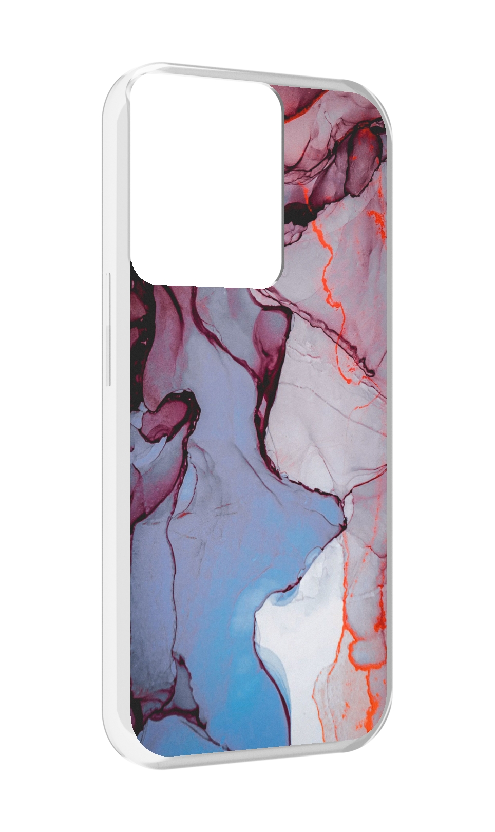 

Чехол MyPads мраморный рисунок для OPPO Reno 8, Прозрачный, Tocco