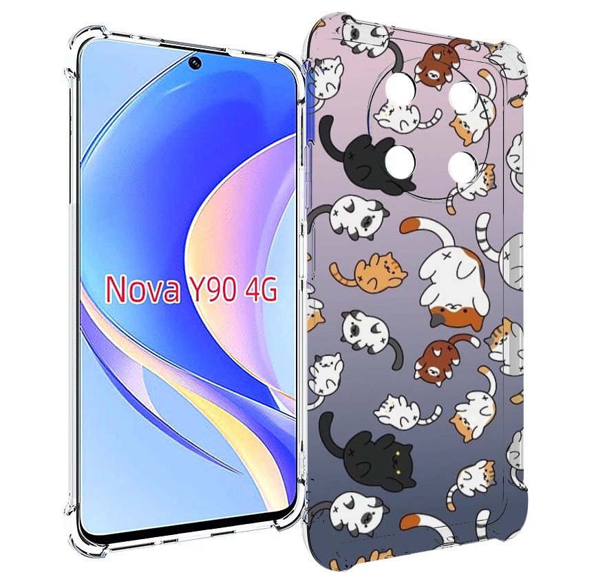 

Чехол MyPads Котики-летают для Huawei Nova Y90 (CTR-LX1) / Enjoy 50 Pro, Tocco