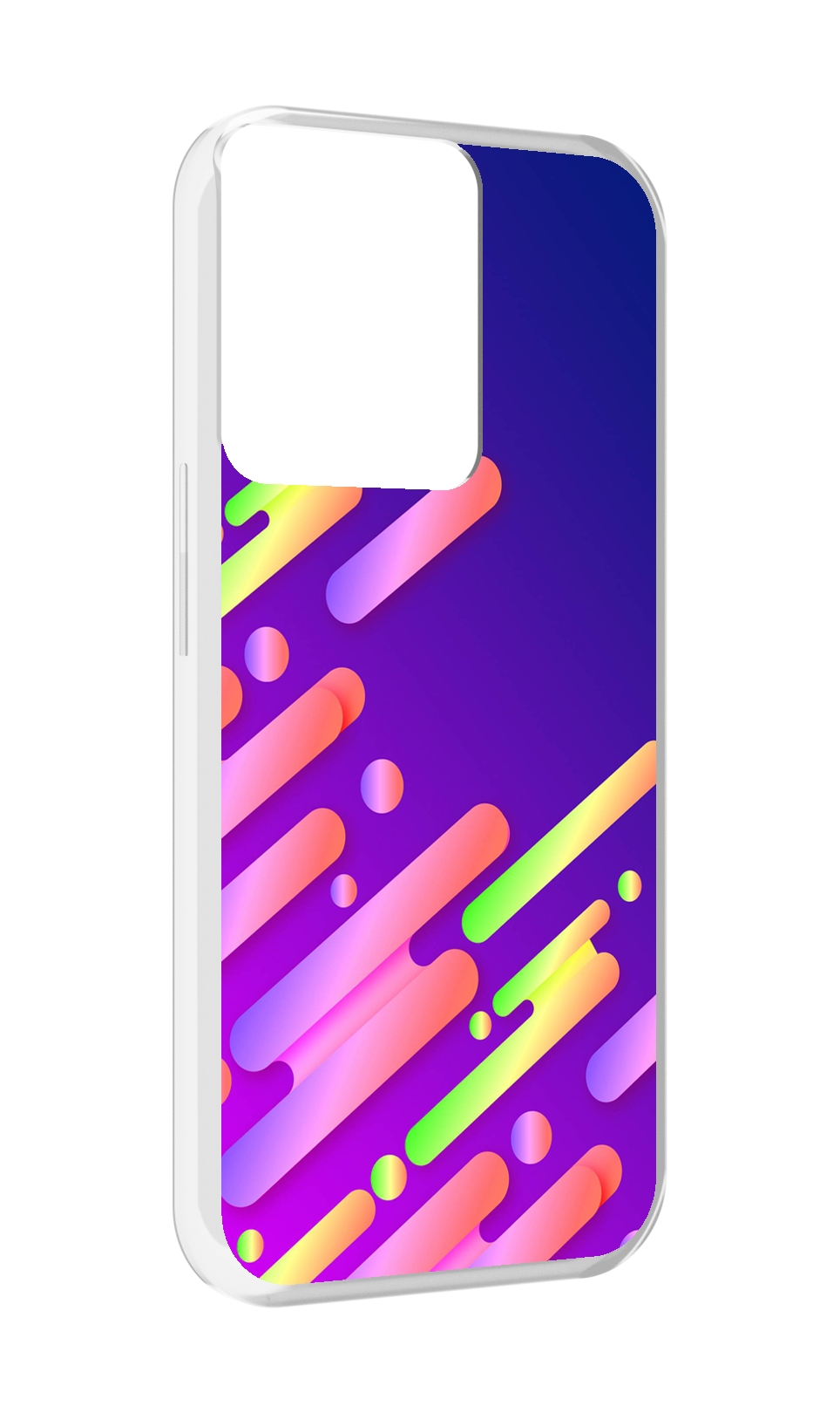 

Чехол MyPads неоновый-фон для OPPO Reno 8, Прозрачный, Tocco