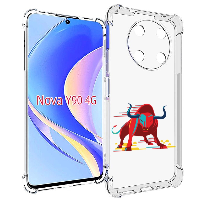 

Чехол MyPads Красный-бык для Huawei Nova Y90 (CTR-LX1) / Enjoy 50 Pro, Tocco