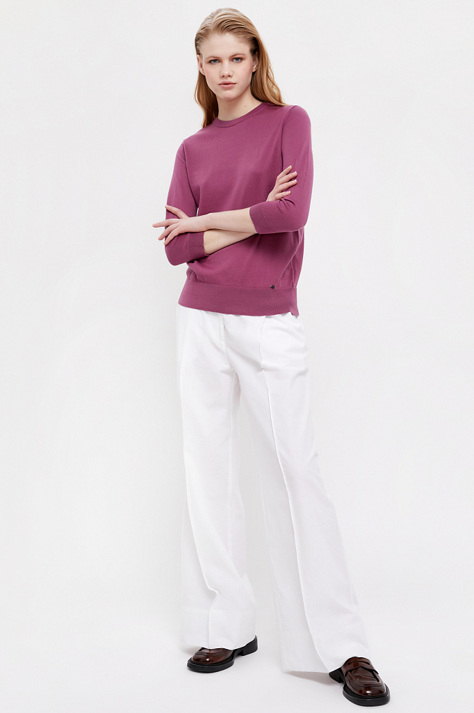 

Джемпер женский Finn Flare BAS-10101 коричневый S, BAS-10101