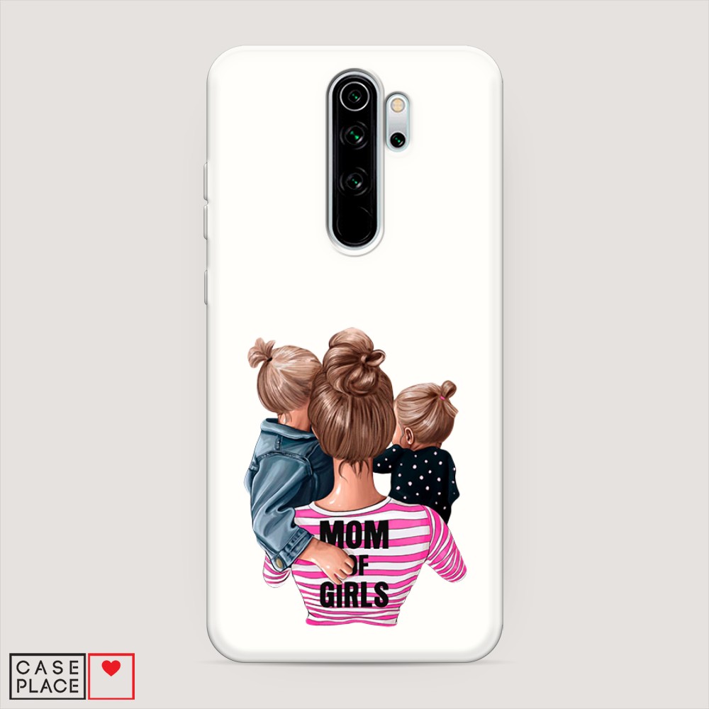 

Матовый силиконовый чехол "Mom of Girls" на Xiaomi Redmi Note 8 Pro