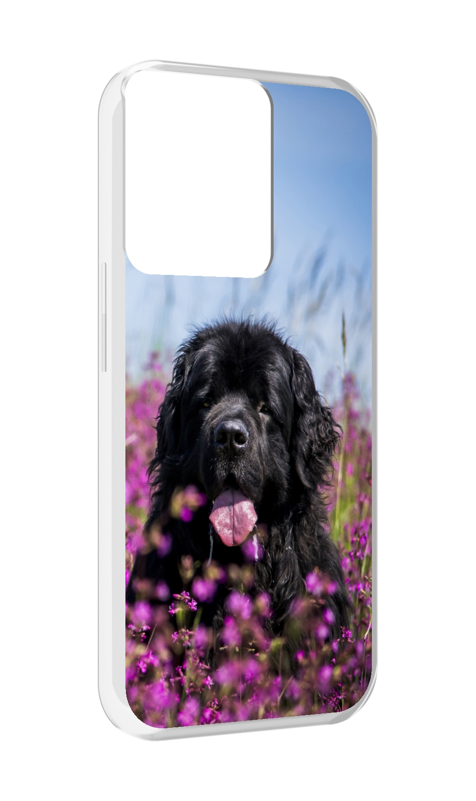 

Чехол MyPads ньюфаундлед для OPPO Reno 8, Прозрачный, Tocco