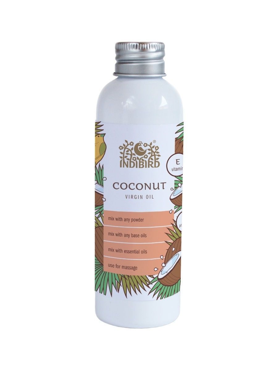 Масло для тела и волос Indibird Coconut Oil Virgin питание и увлажнение 150 мл