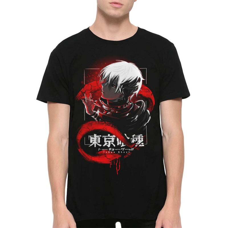 

Футболка мужская DreamShirts Studio Аниме Токийский Гуль - Канэки 850001b-2 черная XL, Черный, Аниме Токийский Гуль - Канэки 850001b-2