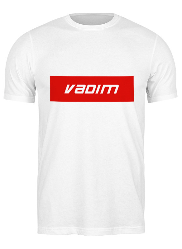 

Футболка мужская Printio Vadim белая XL, Белый, Vadim