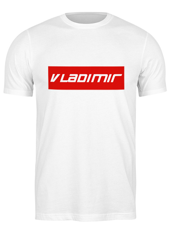 

Футболка мужская Printio Vladimir белая XL, Белый, Vladimir