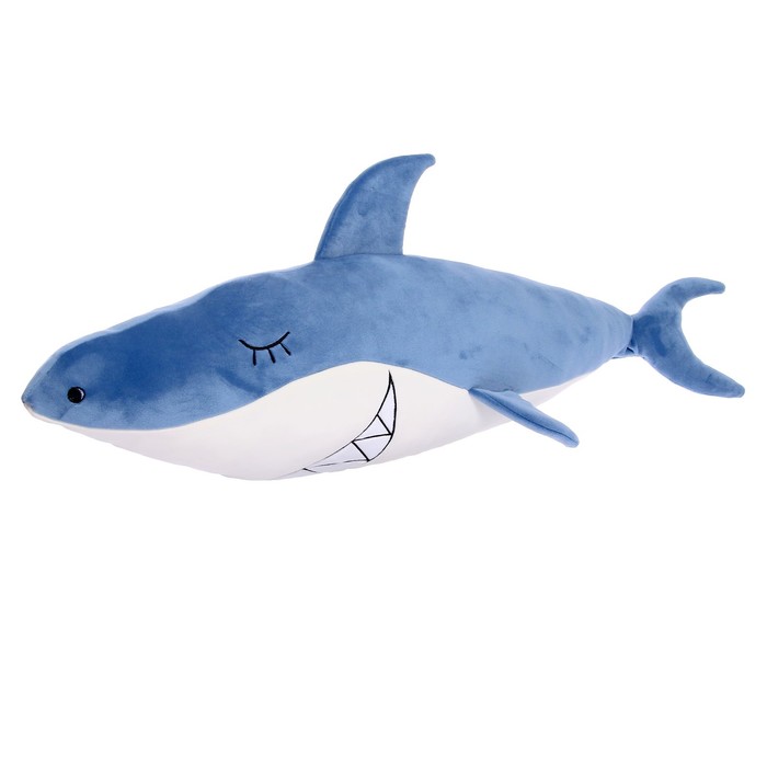 фото Kult of toys мягкая игрушка-подушка акула, 80 см, цвет темно-синий