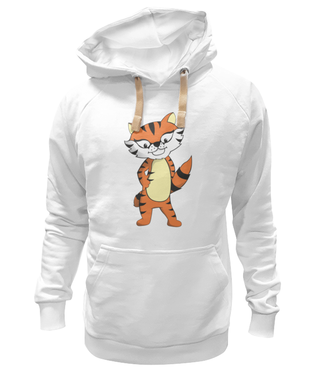 

Худи унисекс Printio Тигренок белое S, Белый, Тигренок