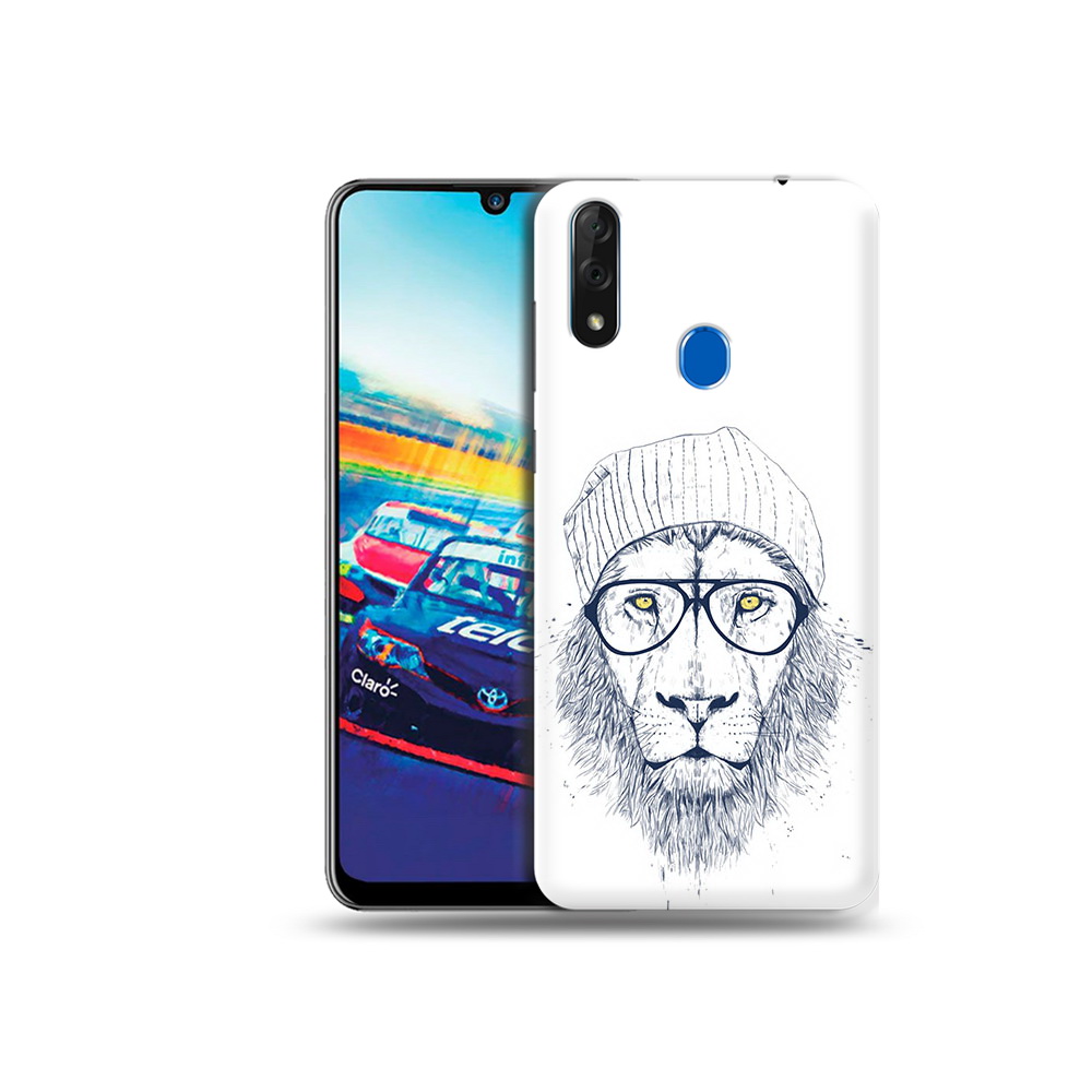 Чехол MyPads Tocco для ZTE Blade V10 хиппи лев (PT136503.455.663)