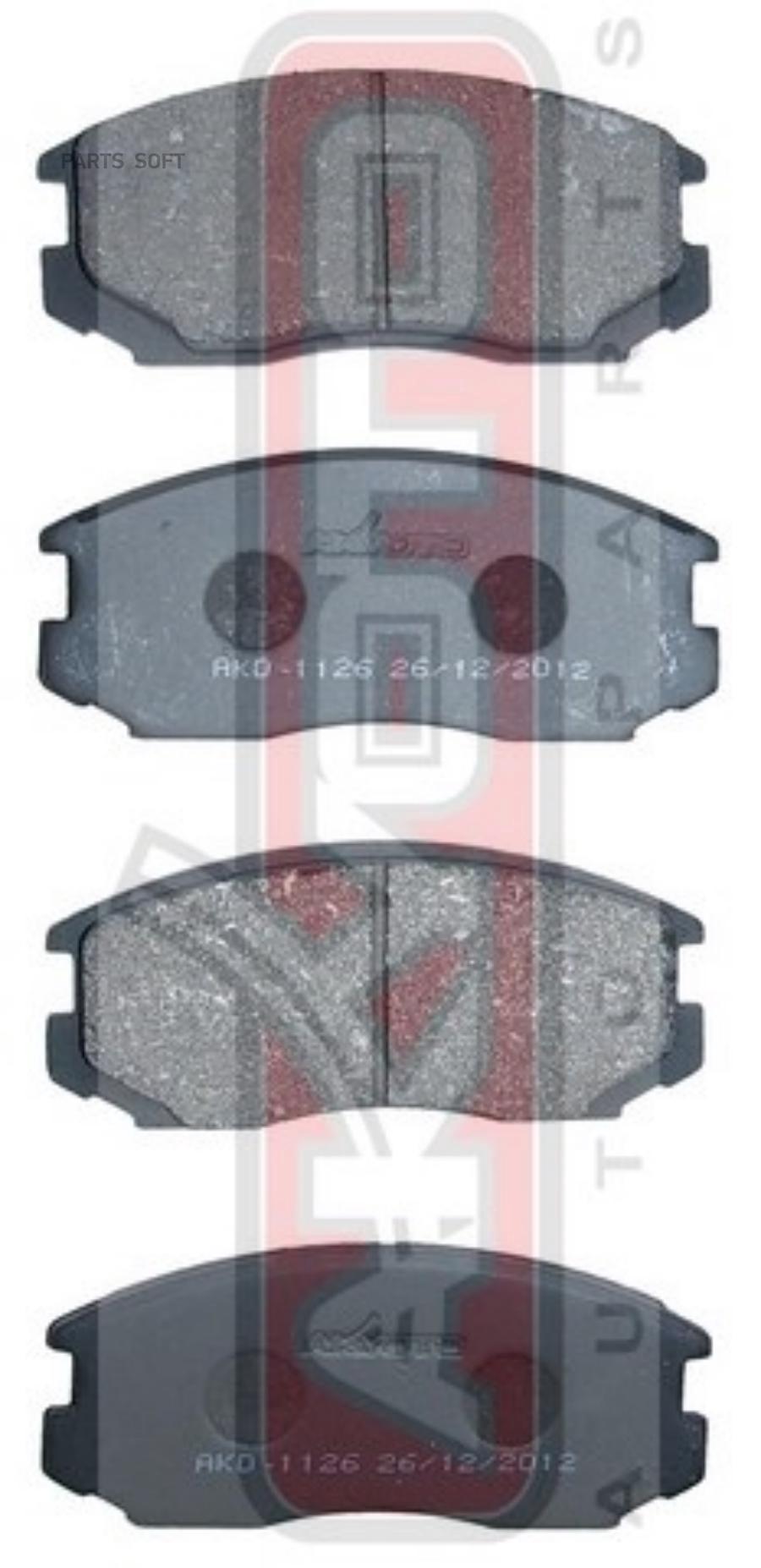 

Тормозные колодки Akyoto AKD1126