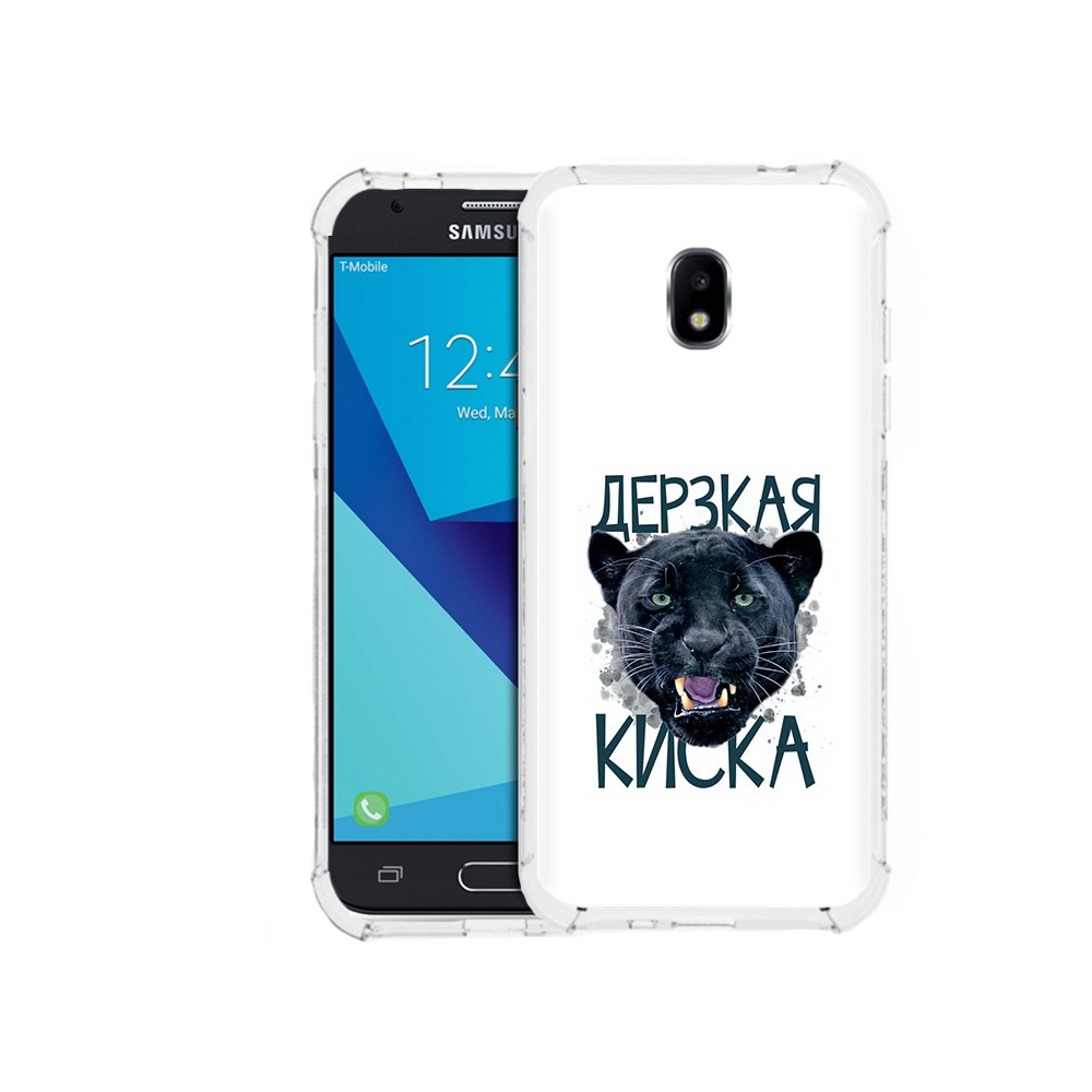 

Чехол MyPads Tocco для Samsung Galaxy J3 (2017) дерзкая киска (PT74067.575.319), Прозрачный, Tocco