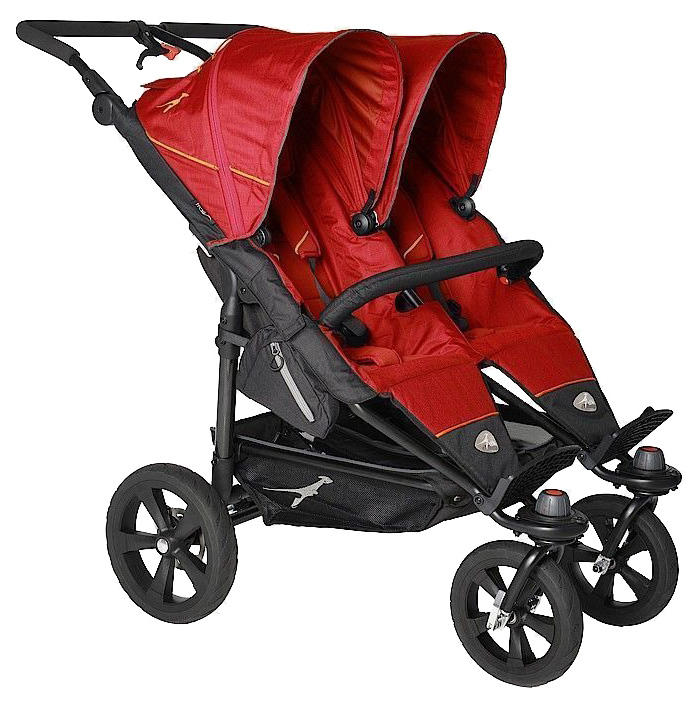 

Коляска для двойни 2в1 TFK Twin Adventure/DuoX Tango Red T-TWA-19-345, Twin Adventure/Duox